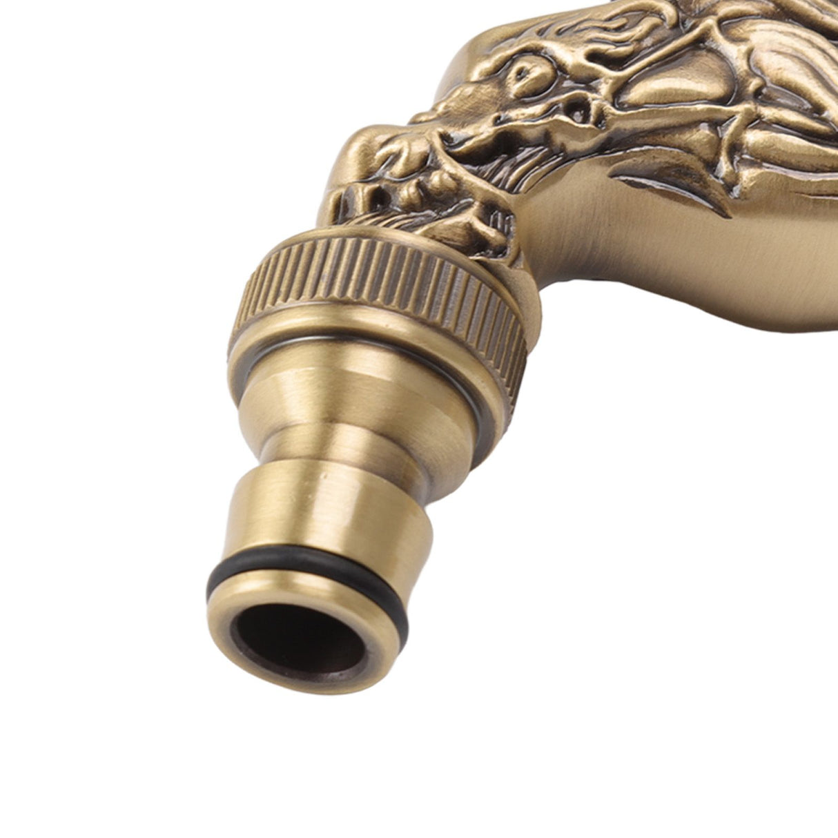 Water Faucet Copper Tap G1/2 Female Thread Home Decoration for Sink Basin Bathroom Kylin and Dragon Pattern