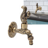Water Faucet Copper Tap G1/2 Female Thread Home Decoration for Sink Basin Bathroom Squirrel and Dragon Pattern - Extra Image