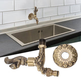 Water Faucet Copper Tap G1/2 Female Thread Home Decoration for Sink Basin Bathroom Squirrel and Dragon Pattern