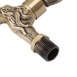 Water Faucet Copper Tap G1/2 Female Thread Home Decoration for Sink Basin Bathroom Squirrel and Dragon Pattern - Extra Image