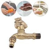 Antique Carved Faucet Bronze Copper Carp Retro Anti Rust Outdoor Garden Tap for Toilet G1/2in Squirrel - Extra Image