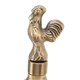Antique Carved Faucet Bronze Copper Carp Retro Anti Rust Outdoor Garden Tap for Toilet G1/2in Rooster - Extra Image