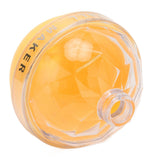 Ice Ball Mould Soft Bottom Cute Shape Round Ice Mold Maker for Wine Coffee Fruit Tea Yellow - Extra Image