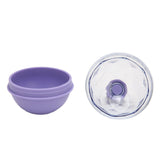 Ice Ball Mould Soft Bottom Cute Shape Round Ice Mold Maker for Wine Coffee Fruit Tea Purple
