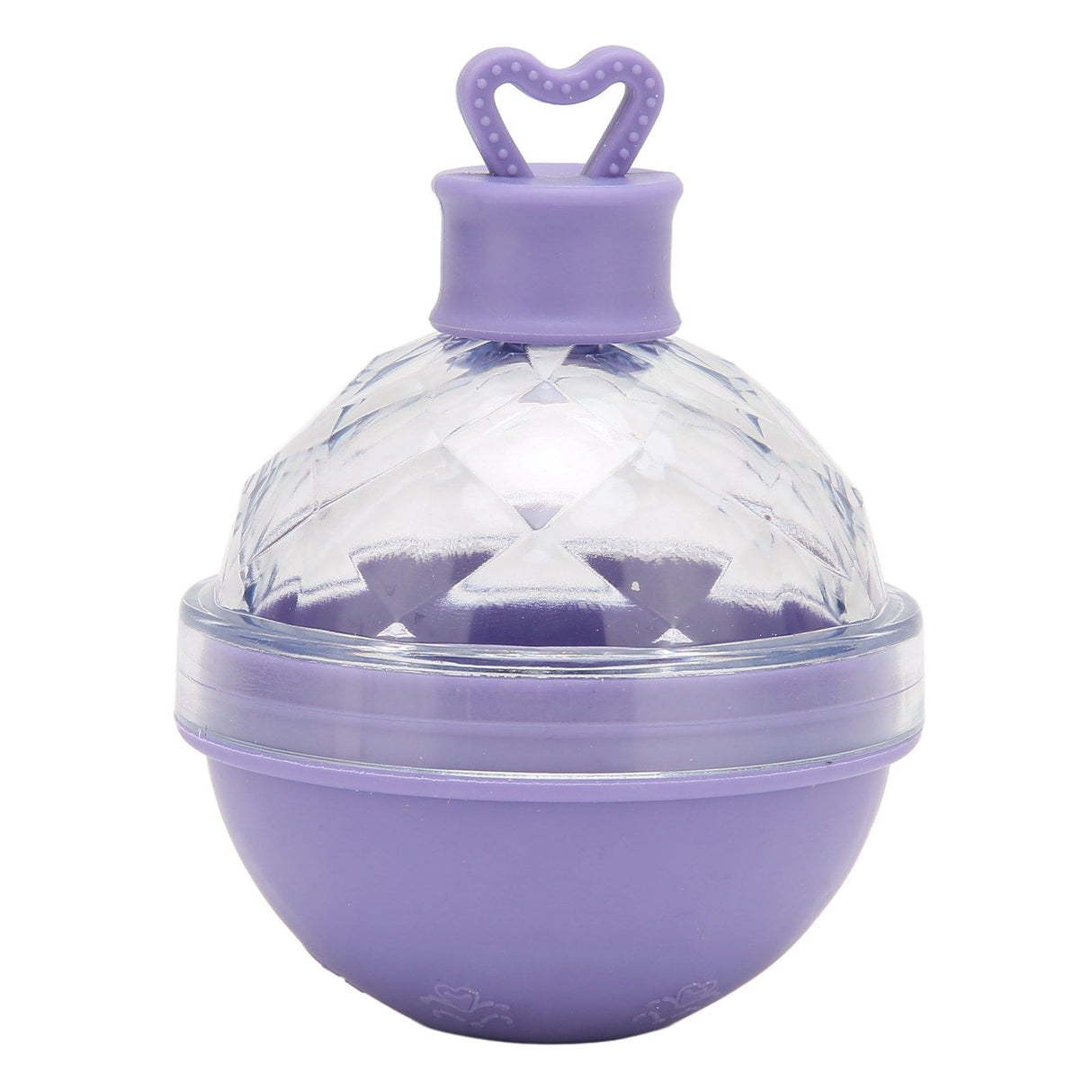 Ice Ball Mould Soft Bottom Cute Shape Round Ice Mold Maker for Wine Coffee Fruit Tea Purple