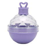 Ice Ball Mould Soft Bottom Cute Shape Round Ice Mold Maker for Wine Coffee Fruit Tea Purple