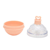 Ice Ball Mould Soft Bottom Cute Shape Round Ice Mold Maker for Wine Coffee Fruit Tea Pink - 45-Degree Angle