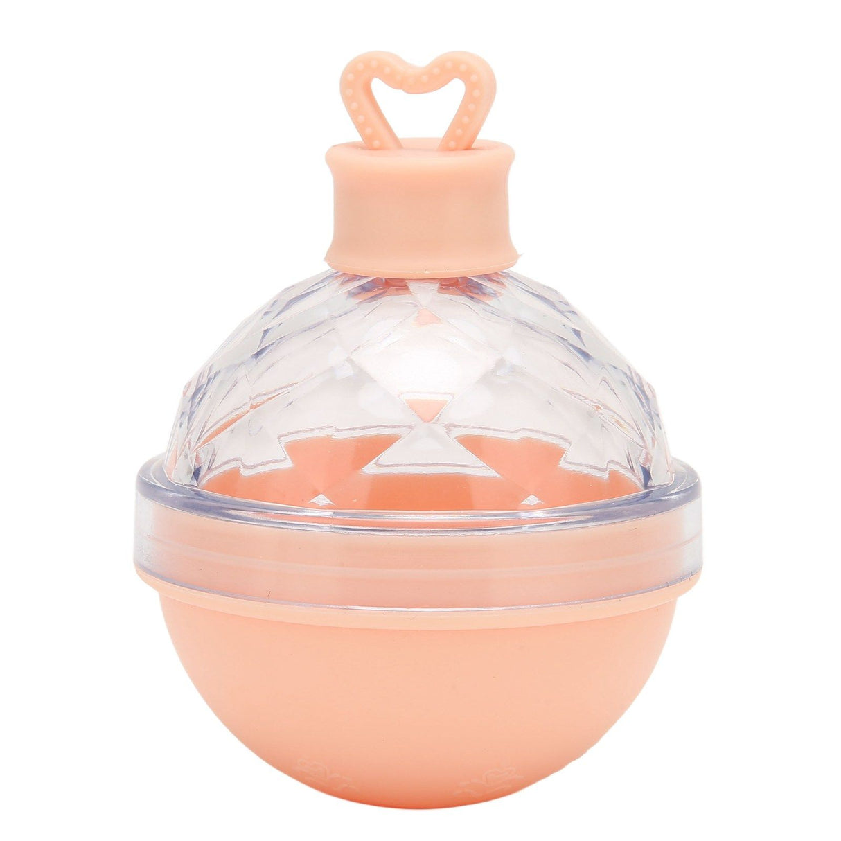 Ice Ball Mould Soft Bottom Cute Shape Round Ice Mold Maker for Wine Coffee Fruit Tea Pink