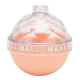 Ice Ball Mould Soft Bottom Cute Shape Round Ice Mold Maker for Wine Coffee Fruit Tea Pink