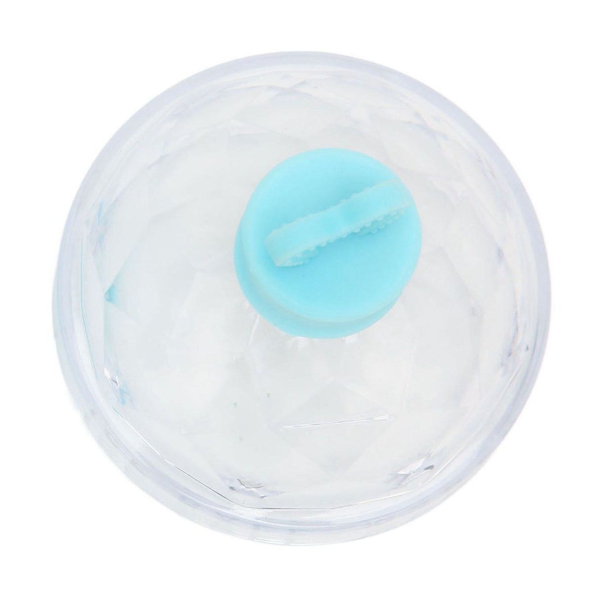 Ice Ball Mould Soft Bottom Cute Shape Round Ice Mold Maker for Wine Coffee Fruit Tea Blue