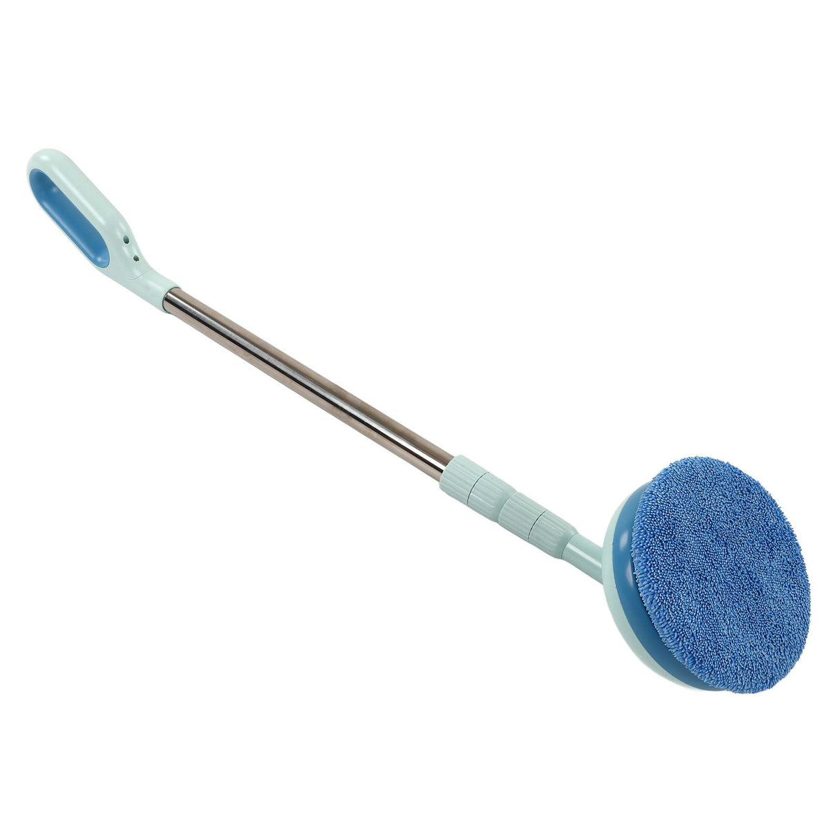 Cordless Electric Spin Scrubber 8.5W 5V 2A USB Charging Waterproof Retractable Electric Window Cleaning Brush for Car Blue