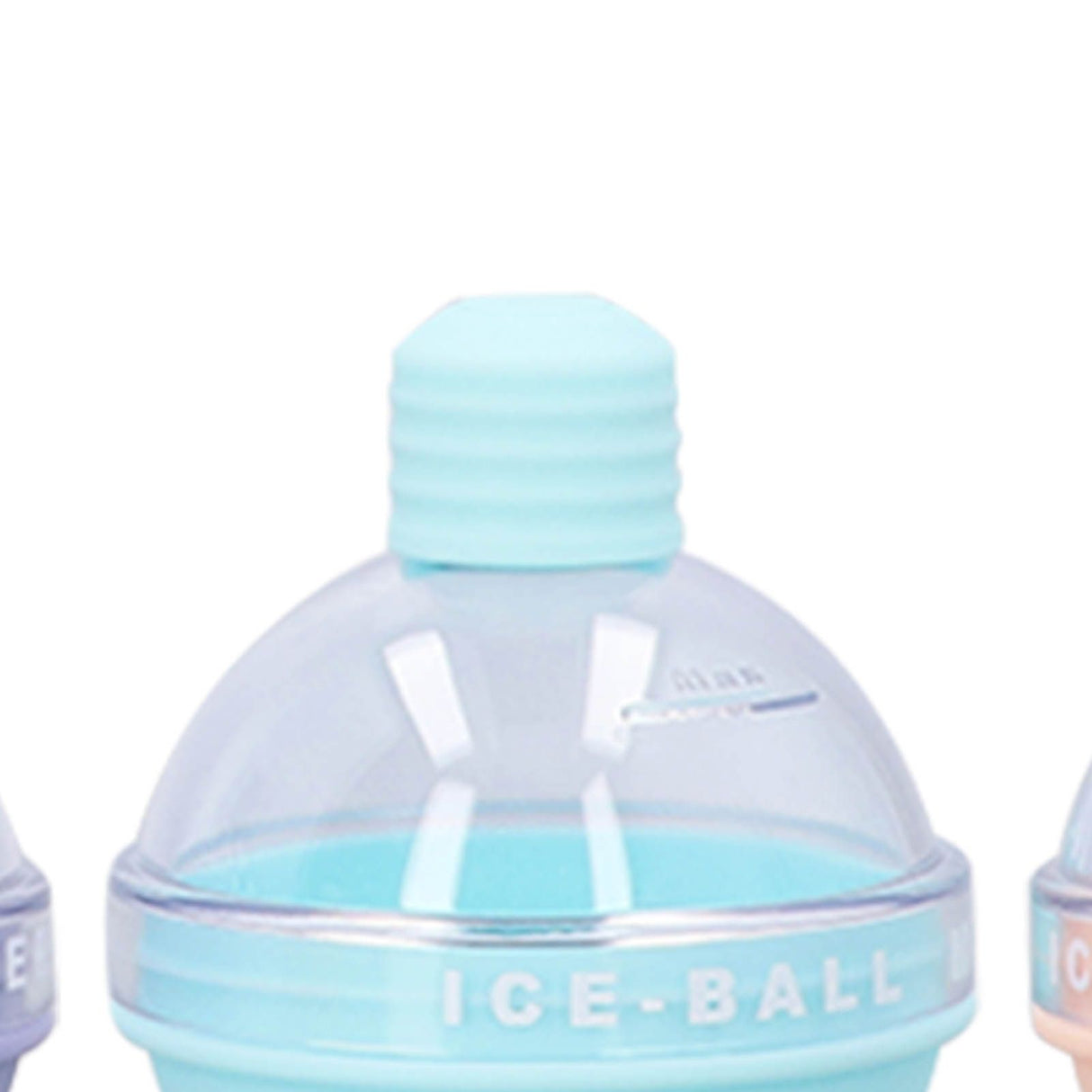 4Pcs Light Bulb Hockey Molds Safe Healthy Candy Color Add Flavor Easy to Demould Whiskey Ice Molds with Lid
