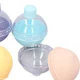 4Pcs Light Bulb Hockey Molds Safe Healthy Candy Color Add Flavor Easy to Demould Whiskey Ice Molds with Lid