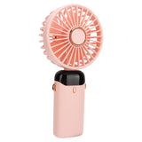 Neck Fan 5 Speed Mode Strong Airflow LED Battery Indicator Detachable Hands Free USB Handheld Fan for Office Travel Home - 45-Degree Angle