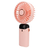 Neck Fan 5 Speed Mode Strong Airflow LED Battery Indicator Detachable Hands Free USB Handheld Fan for Office Travel Home - Rear View
