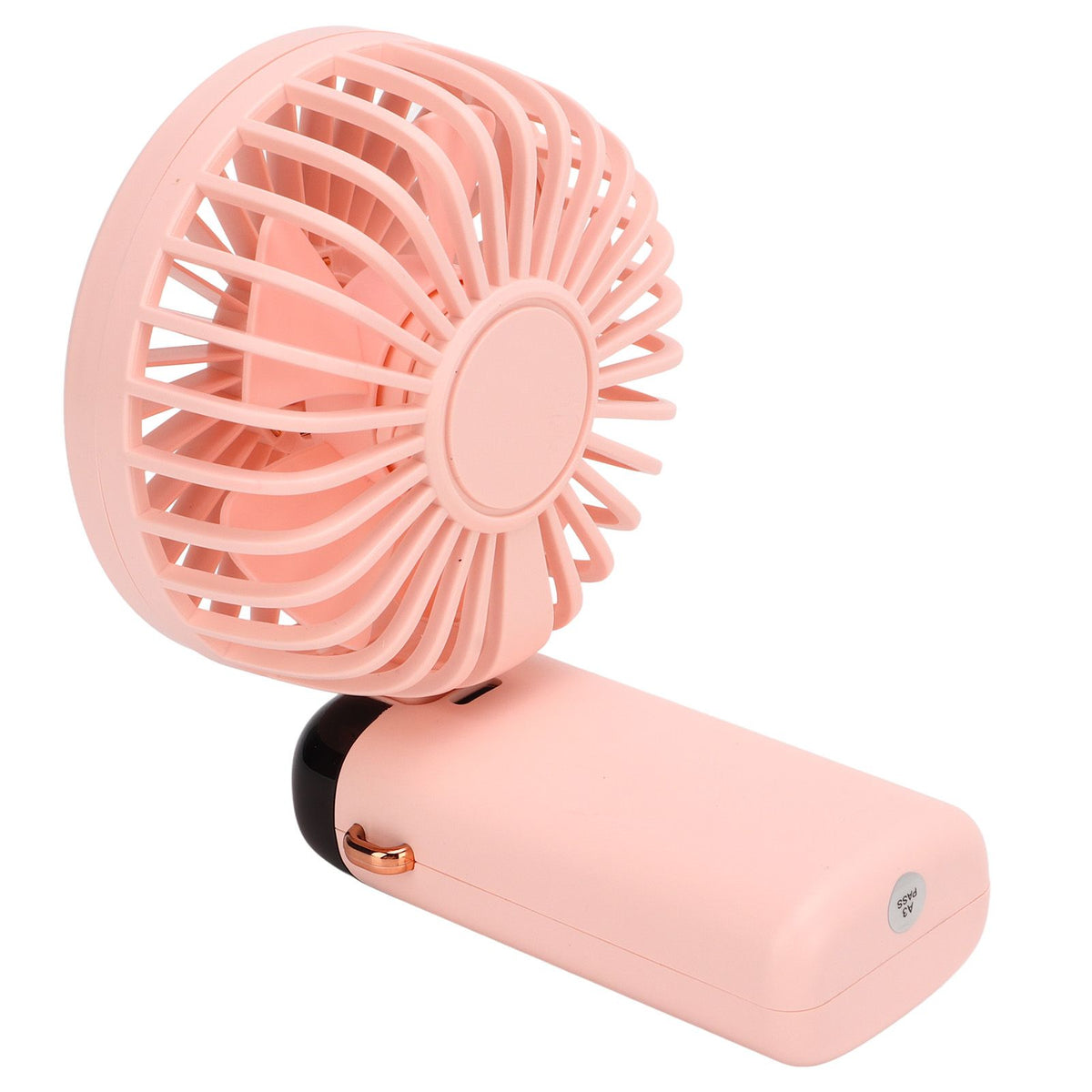 Neck Fan 5 Speed Mode Strong Airflow LED Battery Indicator Detachable Hands Free USB Handheld Fan for Office Travel Home