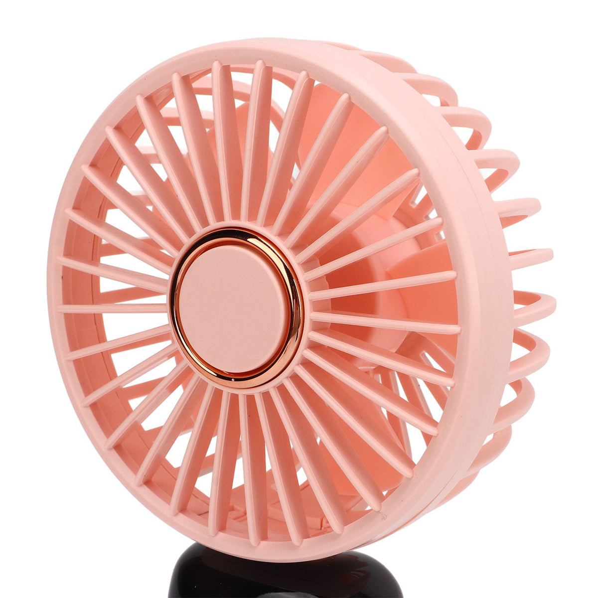 Neck Fan 5 Speed Mode Strong Airflow LED Battery Indicator Detachable Hands Free USB Handheld Fan for Office Travel Home