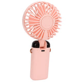 Neck Fan 5 Speed Mode Strong Airflow LED Battery Indicator Detachable Hands Free USB Handheld Fan for Office Travel Home