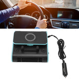 4 in 1 Car Fan ABS 5V Multifunctional Wireless Charger Scented Piece Car Temporary Parking Number Plate Phone Bracket 24V - Extra Image