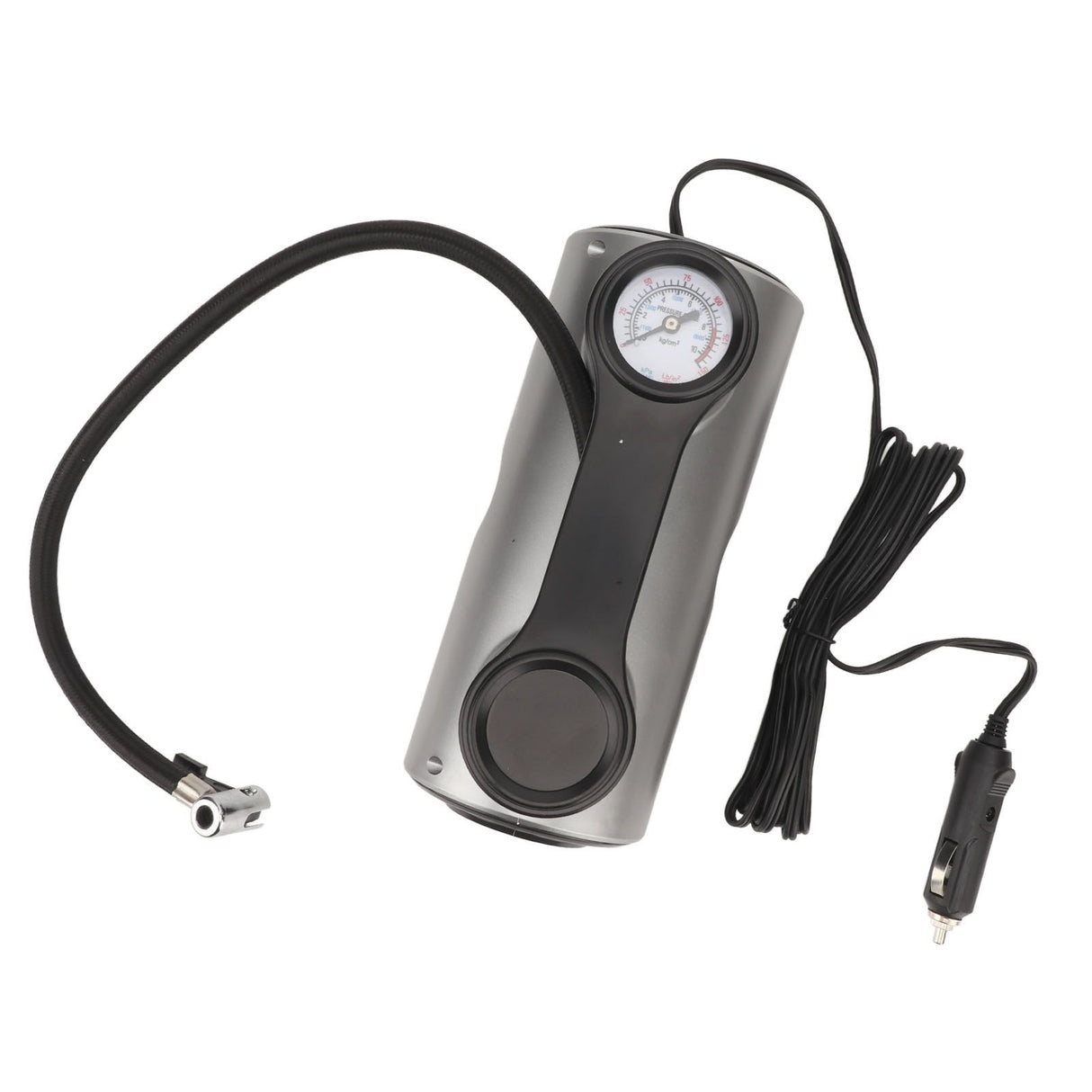 Car Air Pump Smart Portable Electric Air Pump 19 Cylinder Automatic Start Stop Inflator 12V (Wired Pointer Model)