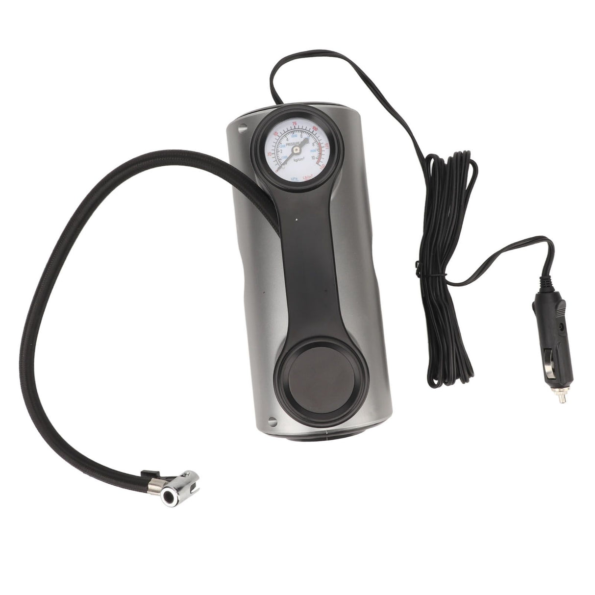 Car Air Pump Smart Portable Electric Air Pump 19 Cylinder Automatic Start Stop Inflator 12V (Wired Pointer Model)