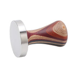 Colorful Wood Coffee Flat Tamper Stainless Steel Base Powder Hammer for Coffee Accessories 58mm