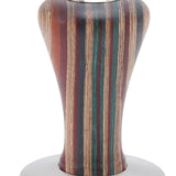 Colorful Wood Coffee Flat Tamper Stainless Steel Base Powder Hammer for Coffee Accessories 58mm