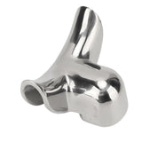 Coffee Portafilter Diverter Nozzle Stainless Steel Double Guide Diversion Nozzle for Semi Automatic Coffee Machines - Side View
