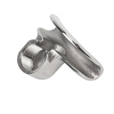 Coffee Portafilter Diverter Nozzle Stainless Steel Double Guide Diversion Nozzle for Semi Automatic Coffee Machines