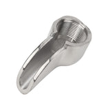 Semi Automatic Coffee Machine Handle Diverter Nozzle Single Way Stainless Steel Drain Nozzle Diversion Nozzle