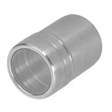 Coffee Powder Sieve Shaker Stainless Steel Cocoa Shaker Moistureproof Powder Sifter Cylinder with Lid