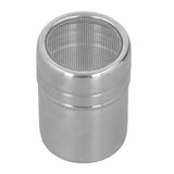 Coffee Powder Sieve Shaker Stainless Steel Cocoa Shaker Moistureproof Powder Sifter Cylinder with Lid