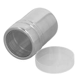 Coffee Powder Sieve Shaker Stainless Steel Cocoa Shaker Moistureproof Powder Sifter Cylinder with Lid