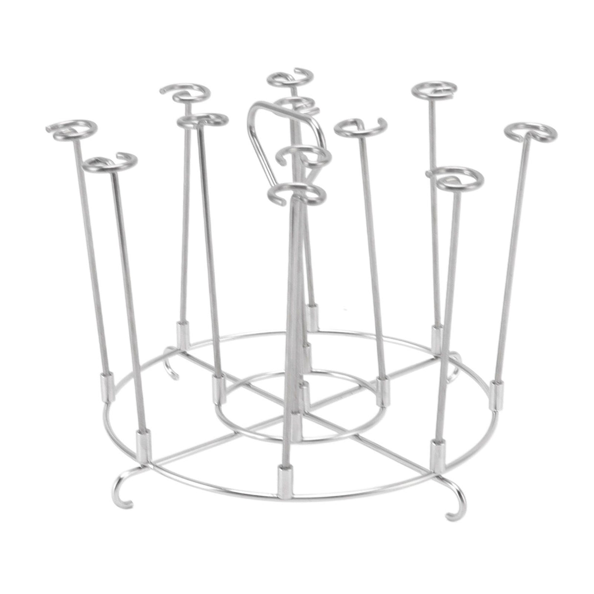 Skewer Stand Stainless Steel Vertical Barbecue Skewers Holder Fryer Accessories for 6 Quart Fryer