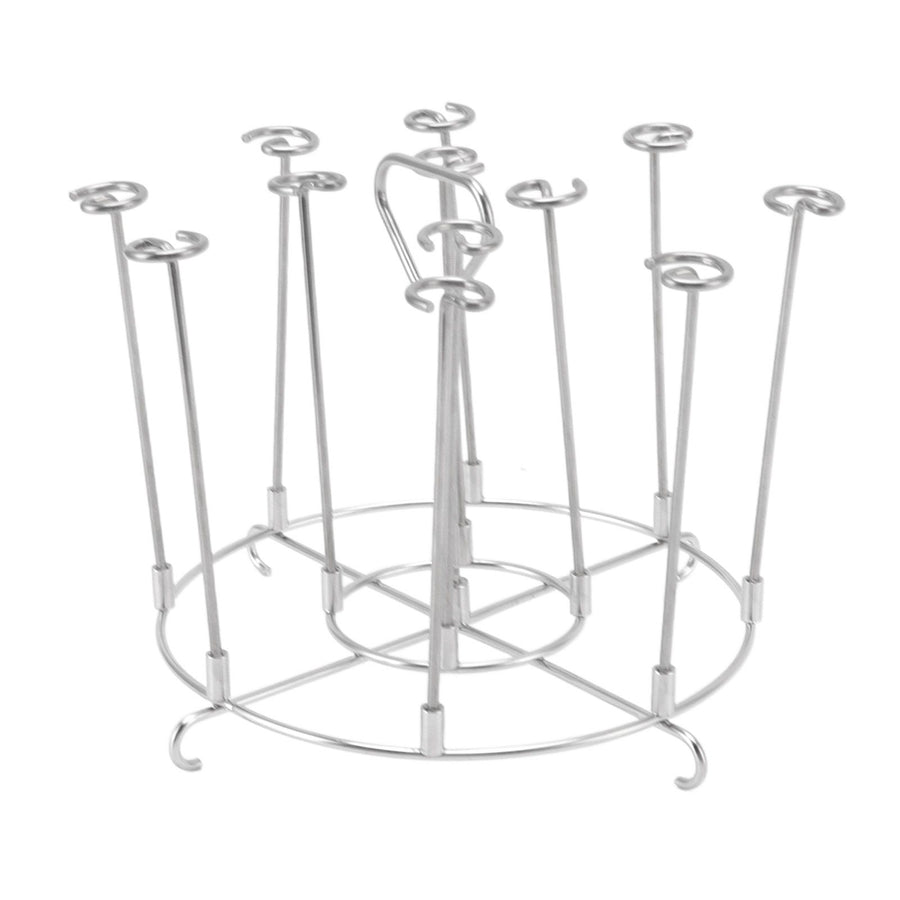 Skewer Stand Stainless Steel Vertical Barbecue Skewers Holder Fryer Accessories for 6 Quart Fryer