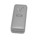 Wearable Air Purifier Multifunction Rechargeable Mini Portable Negative Ion Generator for Indoor Outdoor Metal Silver