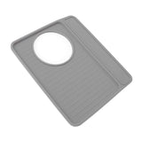 Coffee Machine Non Slip Pad Silicone Coffee Making Machine Accessories Top Pad for Breville 870 Gray - 45-Degree Angle