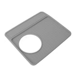 Coffee Machine Non Slip Pad Silicone Coffee Making Machine Accessories Top Pad for Breville 870 Gray - Rear View
