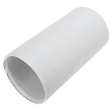 2m PP Air Conditioning Exhaust Pipe Stretchable Heat Exhaust Pipe Clockwise Thread Thickened Steel Corrugated Pipe - Side View