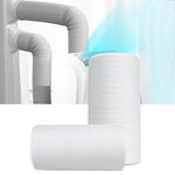 2m PP Air Conditioning Exhaust Pipe Stretchable Heat Exhaust Pipe Clockwise Thread Thickened Steel Corrugated Pipe