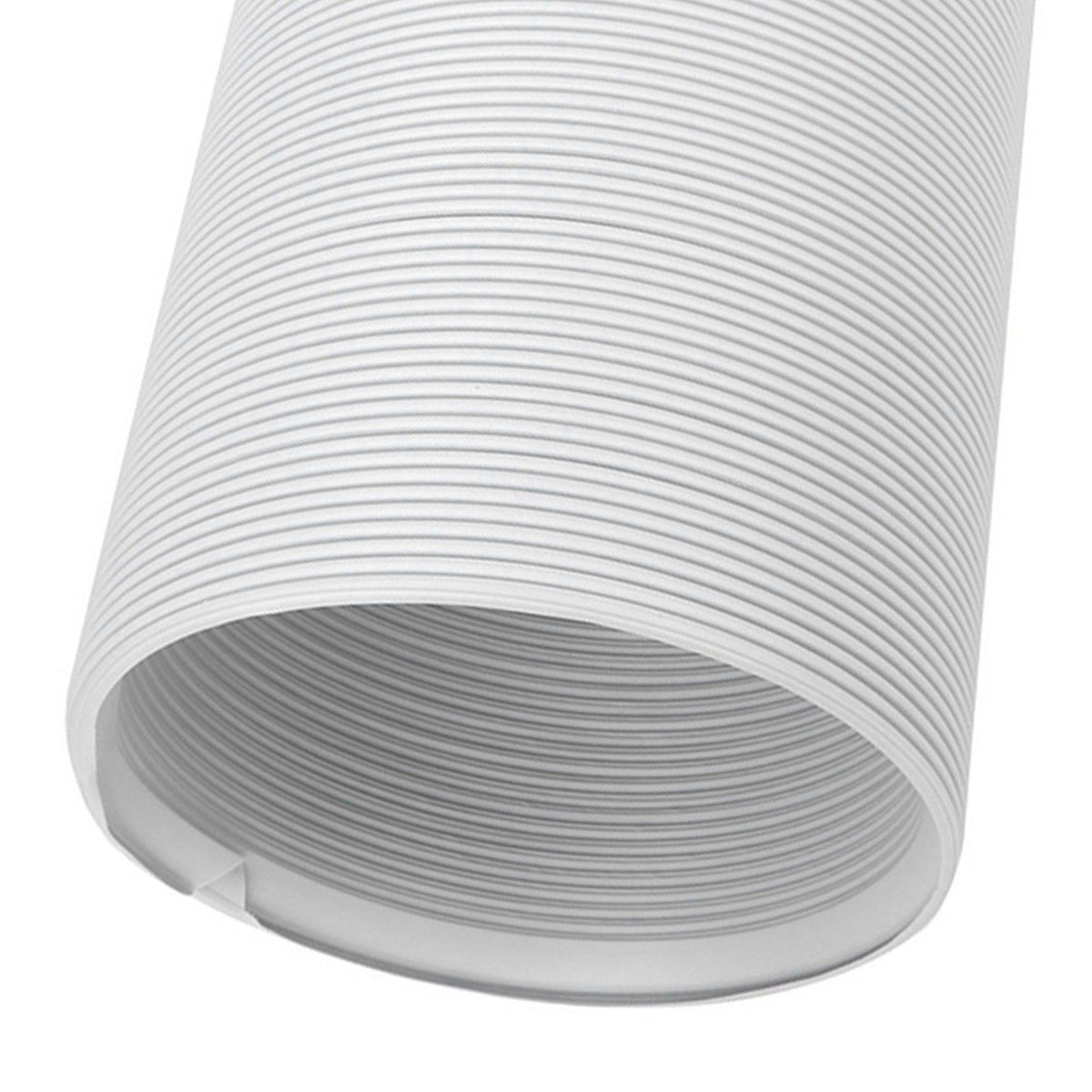 2m PP Air Conditioning Exhaust Pipe Stretchable Heat Exhaust Pipe Clockwise Thread Thickened Steel Corrugated Pipe