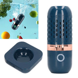 Automatic Vegetable Washing Machine Household Capsule Shape USB Charging Food Purifier for Fruits Rice Meat