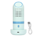 Fruit and Vegetable Washing Machine IPX7 Waterproof Portable Wireless USB Rechargeable Food Purifier for Rice Food Blue