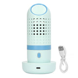 Fruit and Vegetable Washing Machine IPX7 Waterproof Portable Wireless USB Rechargeable Food Purifier for Rice Food Blue