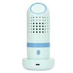Fruit and Vegetable Washing Machine IPX7 Waterproof Portable Wireless USB Rechargeable Food Purifier for Rice Food Blue