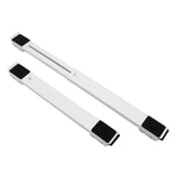 2pcs Furniture Appliance Roller Steel 300kg Load Bearing Stretchable Machine Moving Base for Dishwasher White - Close-Up Angle