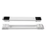 2pcs Furniture Appliance Roller Steel 300kg Load Bearing Stretchable Machine Moving Base for Dishwasher White - Extra Image