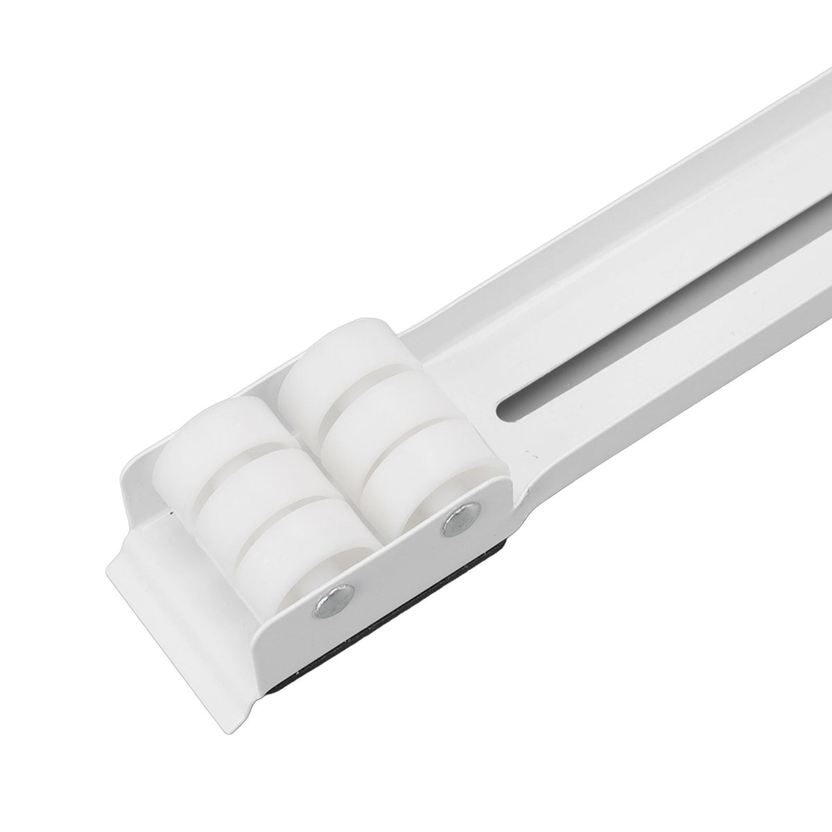 2pcs Furniture Appliance Roller Steel 300kg Load Bearing Stretchable Machine Moving Base for Dishwasher White