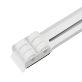 2pcs Furniture Appliance Roller Steel 300kg Load Bearing Stretchable Machine Moving Base for Dishwasher White