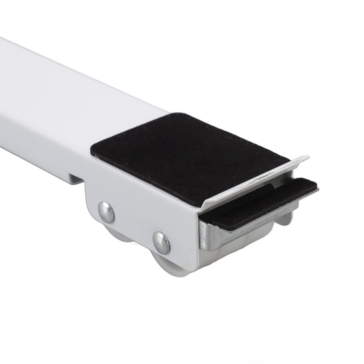 2pcs Furniture Appliance Roller Steel 300kg Load Bearing Stretchable Machine Moving Base for Dishwasher White
